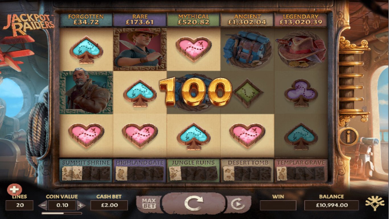 win 4000 THB in Jackpot Raiders - Happyluke slot game