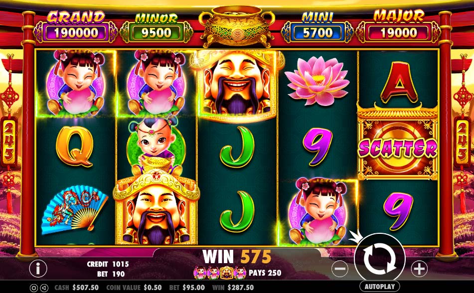 รีวิวสล็อตของ Caishen